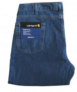 Carhartt RELAXED Fit Jeans #B17DST Dark Stone, 46 x 33