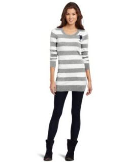 US Polo Assn. Juniors Striped Sweater Dress, Medium