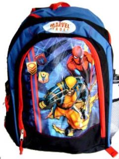 Marvel Hero Spiderman Wolverine Large Backpack   Large