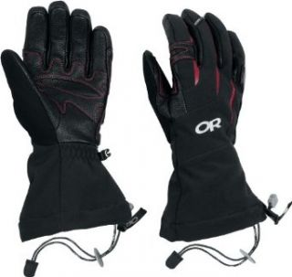 Outdoor Research Alpine Alibi II Gloves (Black/Red, Large