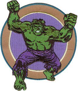 Marvel Comics Retro Incredible Hulk Arms Patch P 3353