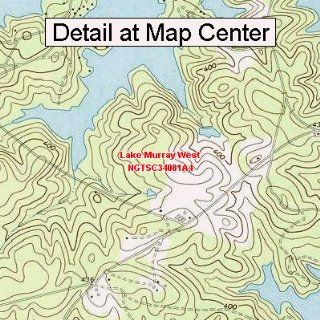 USGS Topographic Quadrangle Map   Lake Murray West, South