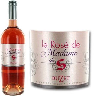 Rosé de Buzet 2010   Achat / Vente VIN ROSE Madame de S Rosé 2010