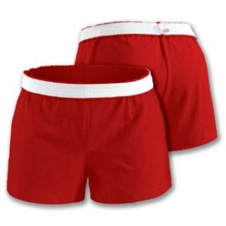 Soffe Shorts, YS, Red Clothing