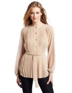 Twelfth St. by Cynthia Vincent Womens Long Sleeve Pleated