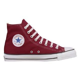 All Star Hi Top Maroon Canvas Shoes with Extra Pair of Black Laces