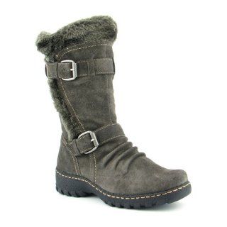 Baretraps Brandlee Womens SZ 10 Gray Dark Grey Boots Snow Shoes Shoes