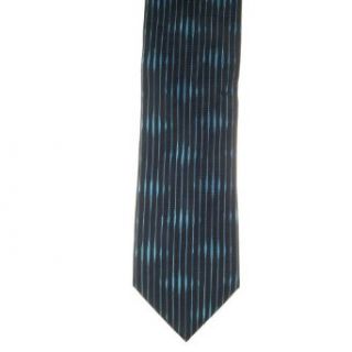 Van Heusen Mens Stripes 100% Silk Neck Tie Black One Size