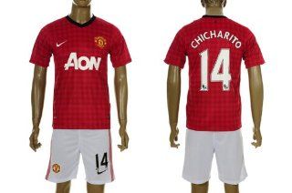 Manchester United 2012   2013 CHICHARITO Home Jersey Shirt