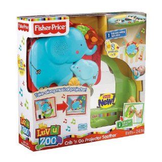 Fisher Price Luv U Zoo Crib N Go Projector Soother Baby