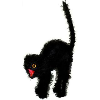 Chat noir agressif mesurant 24 x 11 x 27 cm.… Voir la présentation