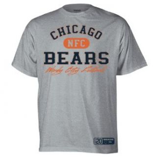 NFL Mens Chicago Bears Classic Slogan Tee (Grey, Small