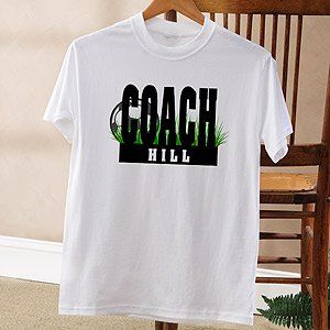 Personalized Soccer Coach T Shirt