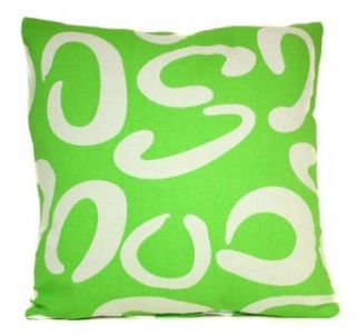 Green Symbols Pillow Sham Clothing