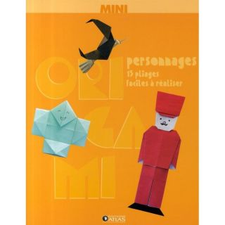 Mini origami personnages ; 15 pliages faciles à  Achat / Vente