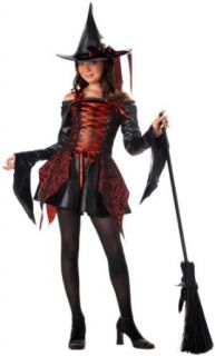 California Costume Girls Tween Abracadabra, Black/Red, L