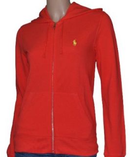 Polo Ralph Lauren Womens Hoodie Sweatshirt Red XL