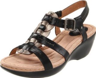 Clarks Womens Newland Entice T Strap Sandal Shoes