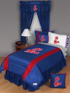 Ole Miss Rebels S/L Queen Comforter Memorabilia. Sports