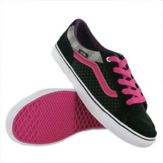  Vans Aubree Slim Black Pink Womens Trainers Size 11 US Shoes