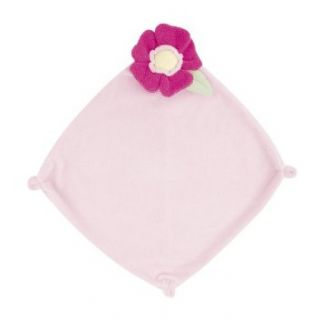 Chenille Flower Baby Security Blanket Clothing