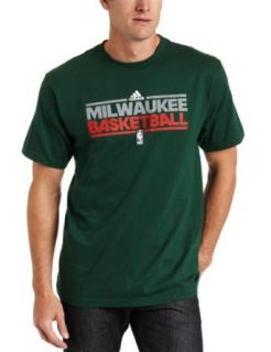 NBA Milwaukee Bucks Practice Short Sleeve Tee, Dark Green
