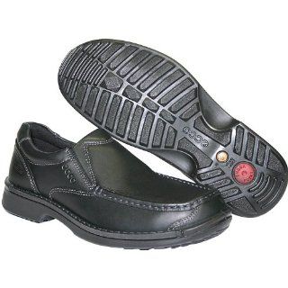  Ecco Fusion Black Leather Casual Slip On Shoes Men 40 Shoes