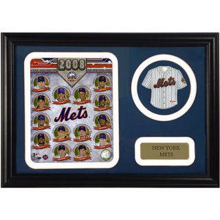 New York Mets 2008 Framed Print with Mini Jersey