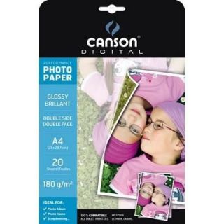 Papier Canson 20FL Performance A4 180g P. Bril   Achat / Vente PAPIER