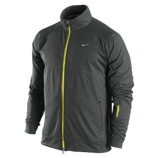 Nike Pacer Tight Knit Mens Running Jacket Black   Size
