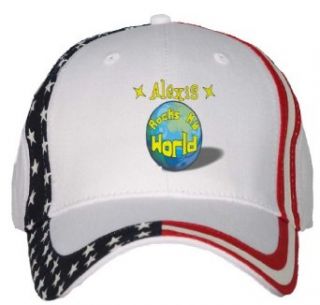 Alexis Rocks My World USA Flag Hat / Baseball Cap