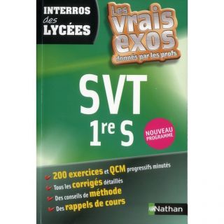 INTERROS DES LYCEES T.23; SVT ; 1ERE S   Achat / Vente livre