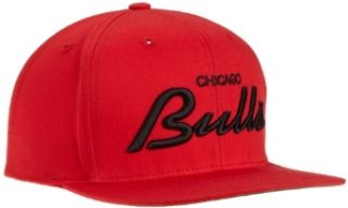 NBA Chicago Bulls Anniversary Draft Cap, One Size, Red