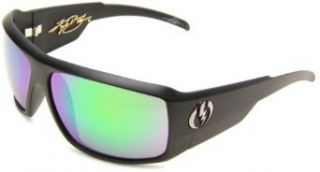 Sunglasses,Matte Black Frame/Grey Green Chrome Lens,one size Shoes