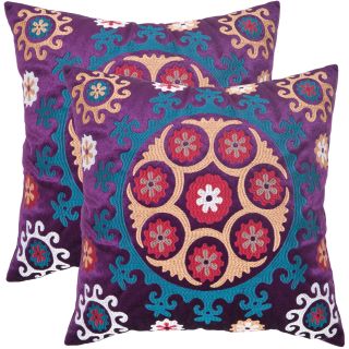 Vanessa 20 inch Purple Decorative Pillows (Set of 2) Today $70.99