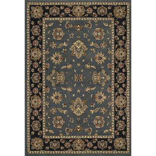 Blue and Black Traditional Area Rug (10 x 127)