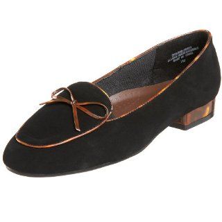 Annie Shoes Womens Missy Flat,Black Brushed,7 M US Shoes