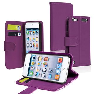 BasAcc Wallet Case with Card Holder for Apple iPod Touch Generation 5