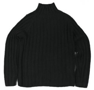 Nautica Mens Cashmere Mockneck Sweater (True Black