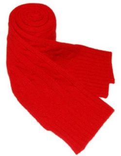 Polo Ralph Lauren Rugby Cashmere Wool Mens Scarf Red