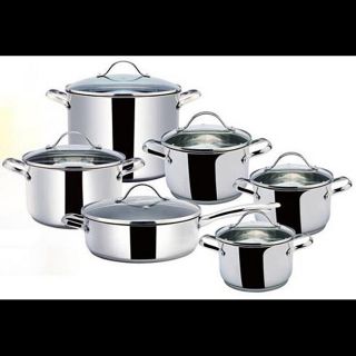 Frank Moller 13 pc 18/10 Stainless Steel Cookware Set