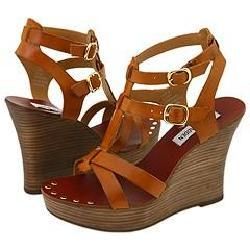 Steve Madden Quinella Tan Leather Sandals