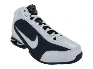 WOMENS BASKETBALL SHOES 9 (WHITE/MIDNIGHT NAVY/MET SILVER) Shoes