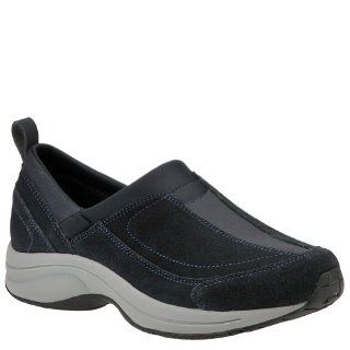  Easy Spirit Womens Work Up Slip On   12 B   Navy Suede Shoes