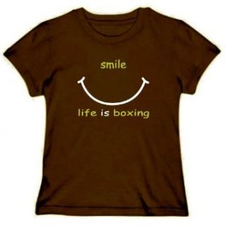 SmileLife Is Boxing Womens T shirt Clothing