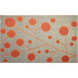 Cotton Ball 4 x 6 Indoor/Outdoor Reversible Area Rug by b.b.begonia