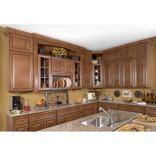 Honey Stain/Chocolate Glaze 18 inch Draw Base Kitchen Cabinet
