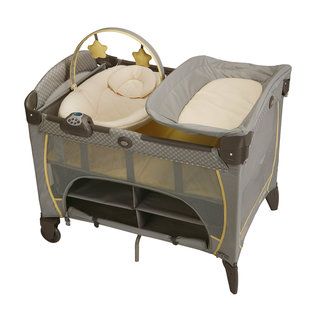 Graco Pack n Play Playard with Newborn Napper Station DLX in Peyton