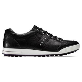 Ecco Mens Black Street Premier Golf Shoes