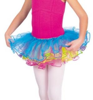 Child Rainbow Tutu Skirt,PB28188C,multi colored,One Size